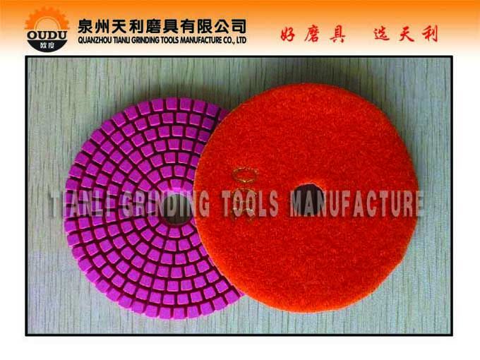 grinding tool diamond polishing pad wet use for granite,marble,concrete