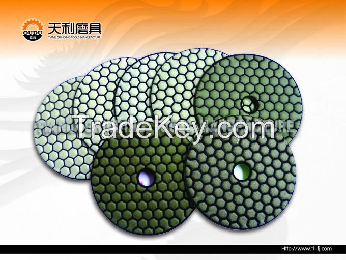 4inch high quality good price diamond dry polishing pad