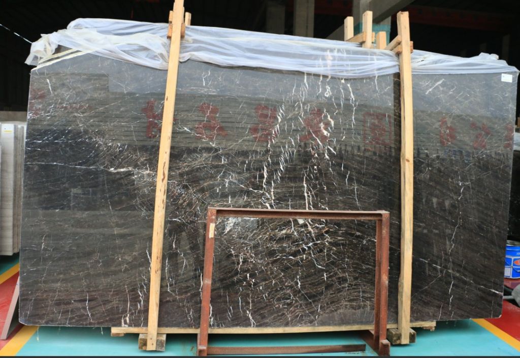 chinese Prague light dark Emperador brown marble for wall