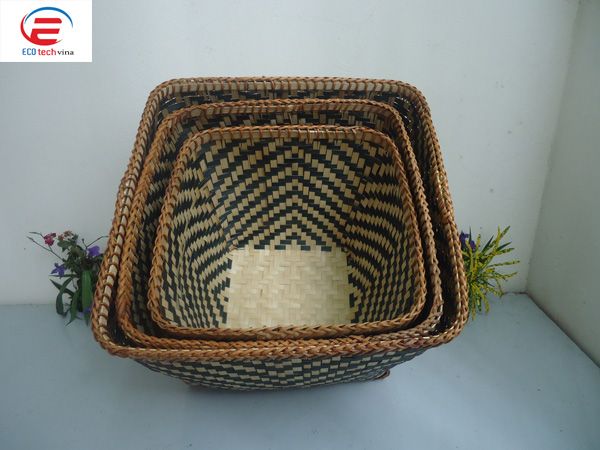 Bamboo basket cheaper 