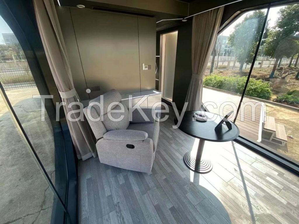 capsule house outdoor Prefab Houses Cube Cabin Office Pod container house Capsule hotel folderable House capsule home sleeping Pod