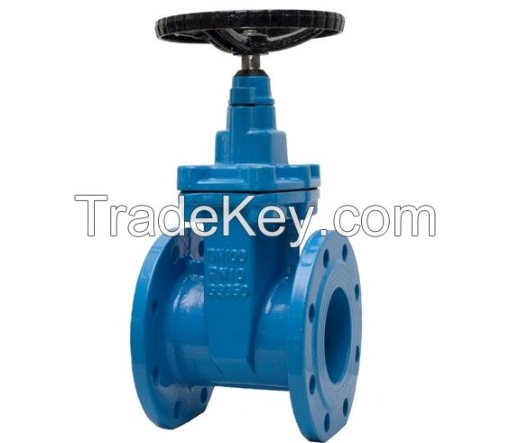 Non-rising stem hand-wheel elastic seat seal gate valve