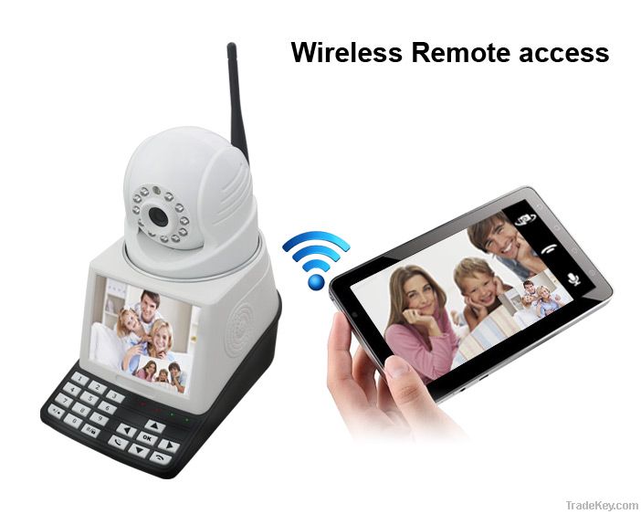 Indoor Video Surveillance Tool H.264 Video Camera Wireless