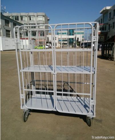 steel collapsible logistics tool trolley