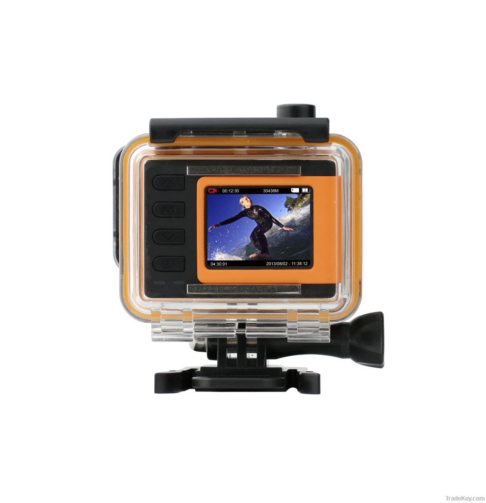 1080p 50m waterproof Sport camera with Built in WIFI