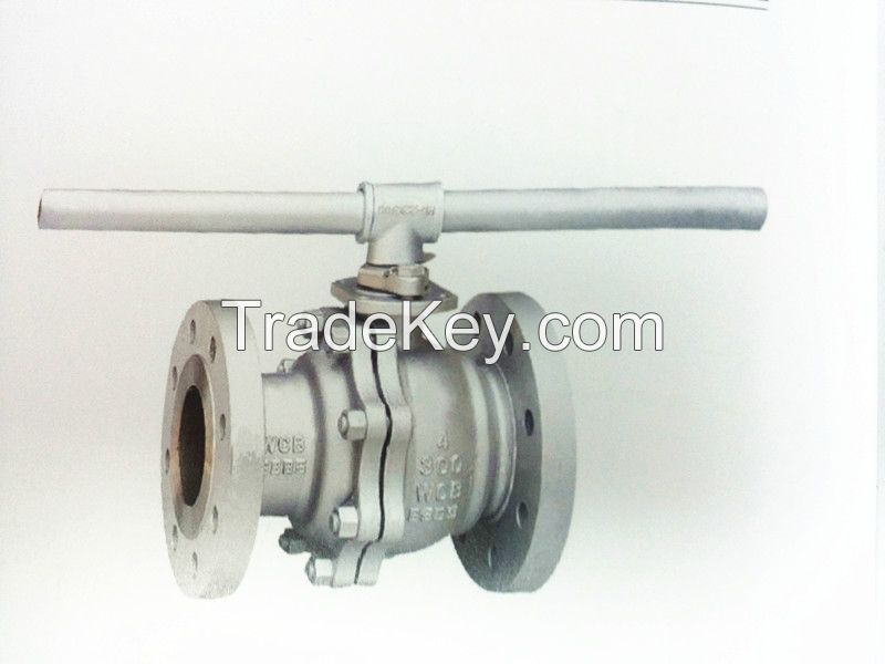 Cast floating ball valve