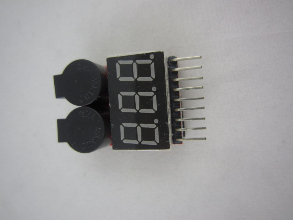  1-8s RC Lipo Battery low voltage Buzzer Alarm Indicator