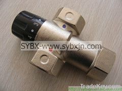 1" brass thermostatic mixing valve for solar heater