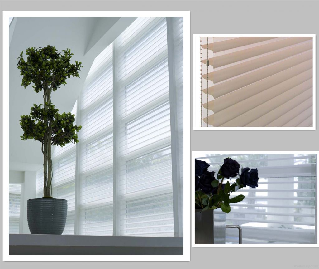 White Color Shangrila Blinds for Living room