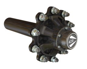 Stub axles (with or without brake)