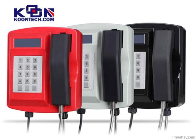 Tunnel telephone KNSP-18 tracksite telephone system solution