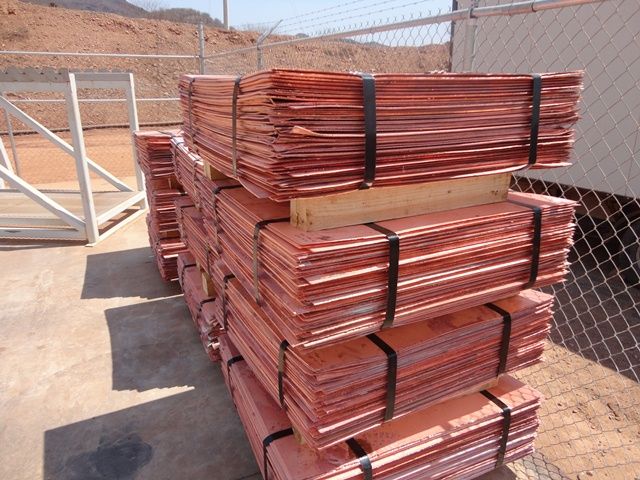 99.99% Grade &#039;A&#039; Electrolytic Copper Cathode For Sale