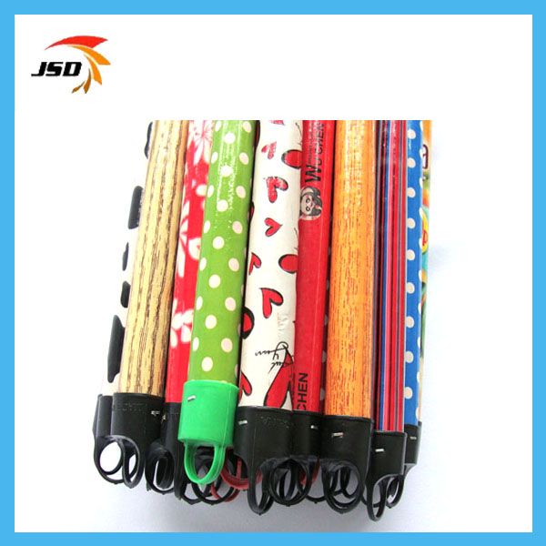 Popular design pvc cleaning wooden mop stick