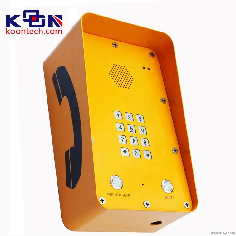 GSM Auto Dial Emergency Phone With Sus Keypad For Public Place