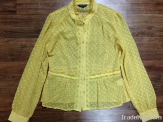 Used ladies silk blouse