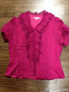 Used ladies silk blouse