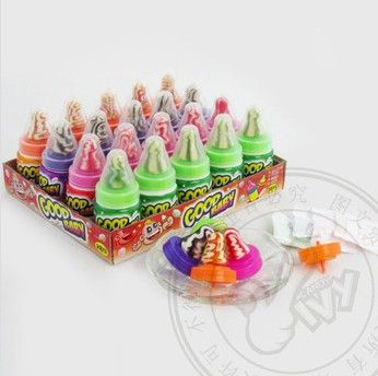 Hot sell nipple shape lollipop with sour powder IVY-L053-1  