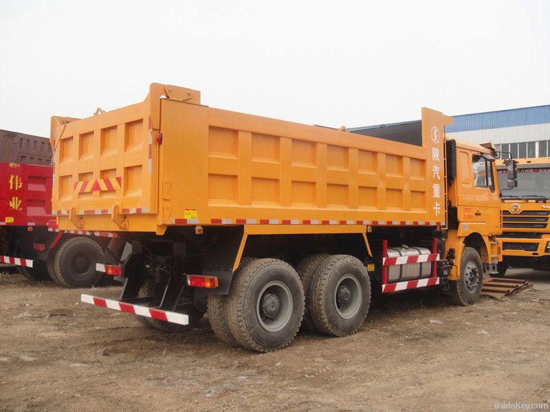 Military quality 340hp shacman 6x4 dump truck