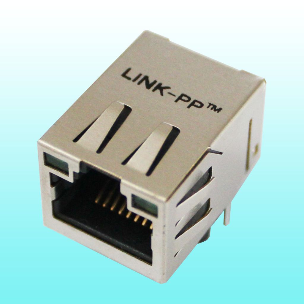 10/100 BASE-T Tab-down Ethernet RJ45 connector LPJ0011BBNL