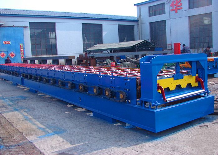 Steel structural floor deck roll forming machine