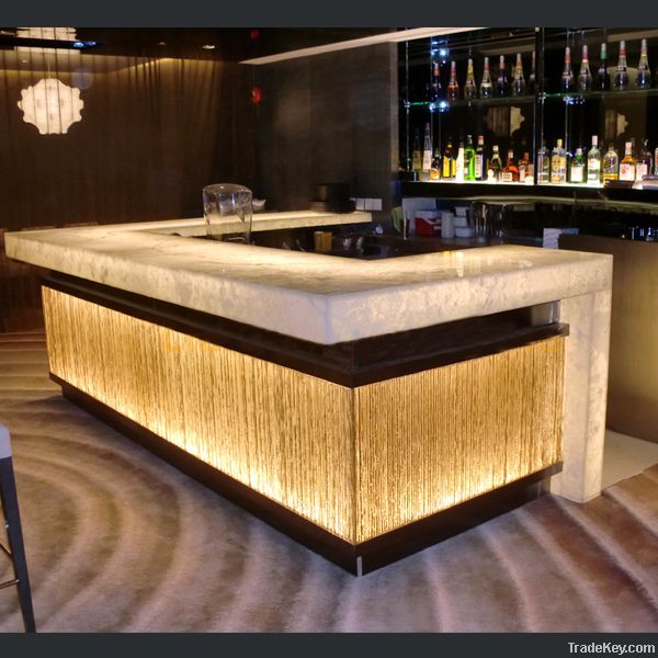 Artificial stone bar counter