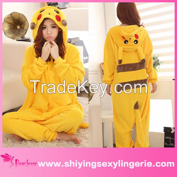 Yellow Pikachu Cartoon Animal costumes for modern dance