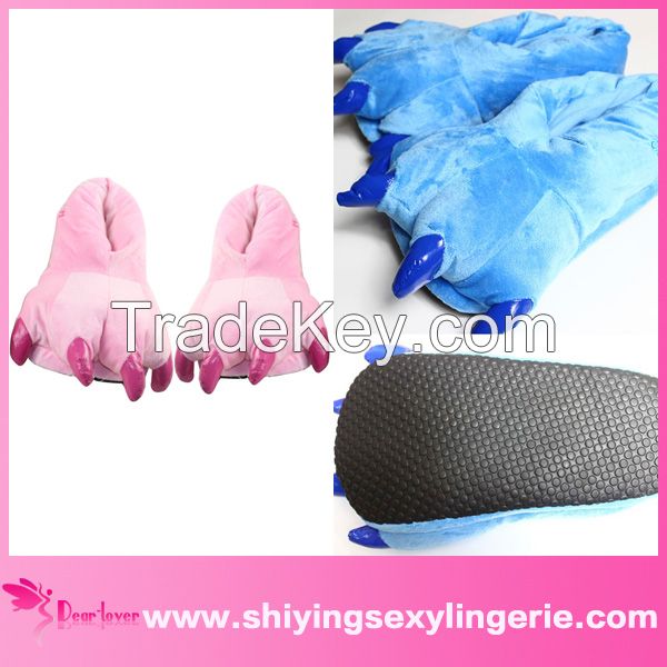 costume adult Furry Claws Cartoon Cotton Shoes pajamas