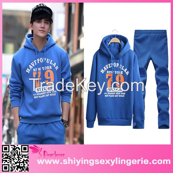 Male Hooded Korean printed hoodies Tracksuit