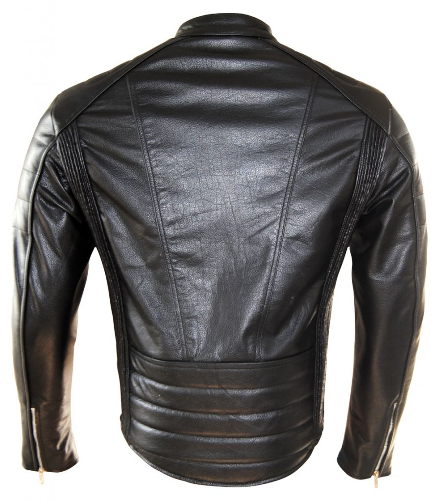 New Men Biker Style Leather Fashion Jacket Genuine cowhide leather