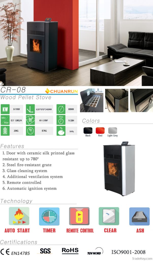 Home Use Wood Pellet Stove / Heater