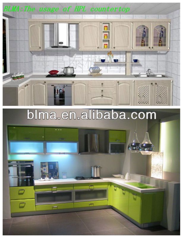 America market Modern wooden kitchen cabinet