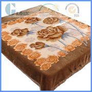 1 ply korean style raschel mink blanket 