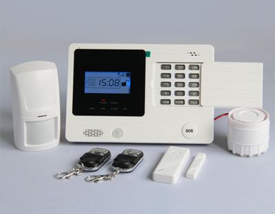 868MHZ&amp;433MHZ Tamperproof LCD display  voice guidiance wireless GSM alarm system