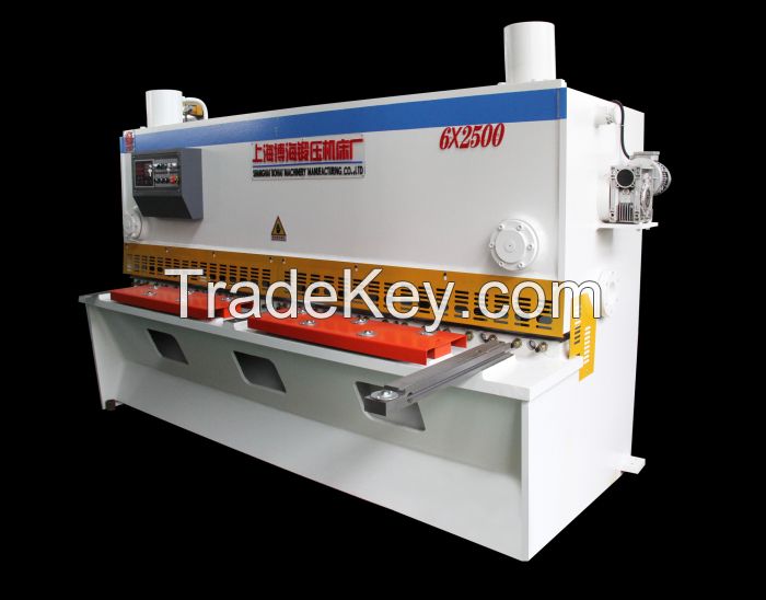 BOHAI brand hydraulic guillotine shearing machine with cheap price