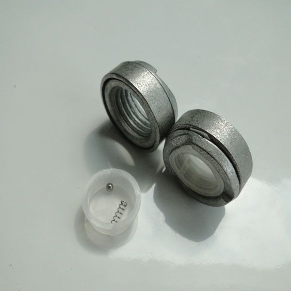 with spring and balls round auto lock nut