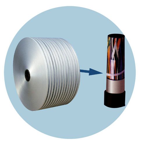 Laminated aluminum plastic tape for cables