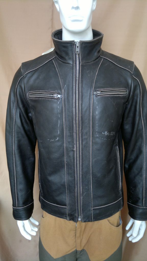 New Yak Skin MC Men Leather Jacket