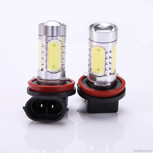 7.5W Bright White 6000K H11 LED Light Bulb Fog Daytime Driving Lamp DC