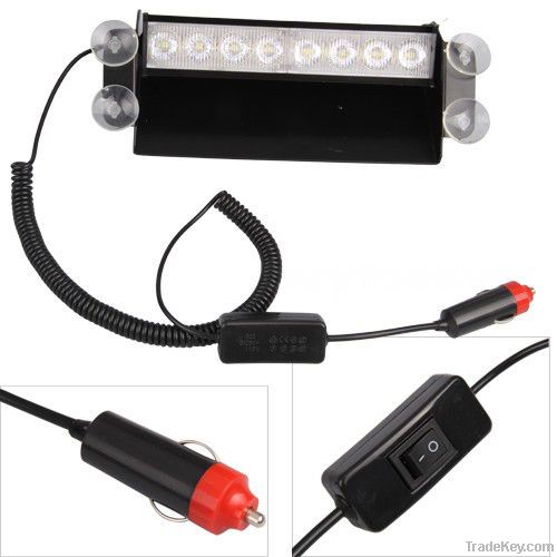 New 8-LED Emergency Vehicle Warning Strobe Flash Light Red