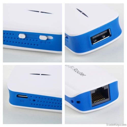 3G Wireless MiFi WiFi USB Broadband Hotspot Router & 1800mAh Power Cha