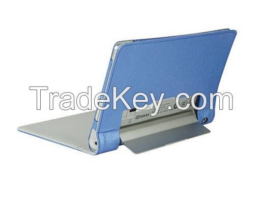 Free shipping Folio Leather case for Lenovo B8000 Cover Yoga 10 10.1in
