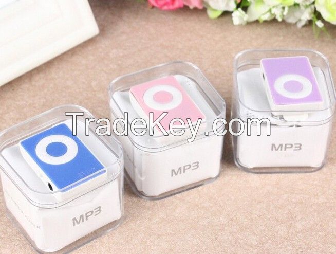 5 Colors Mini Clip Mp3 Player With Screen