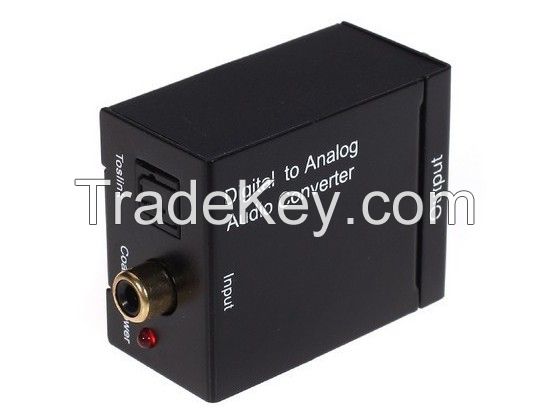 Digital Optical Toslink or SPDIF Coax to Analog L/R RCA Converters