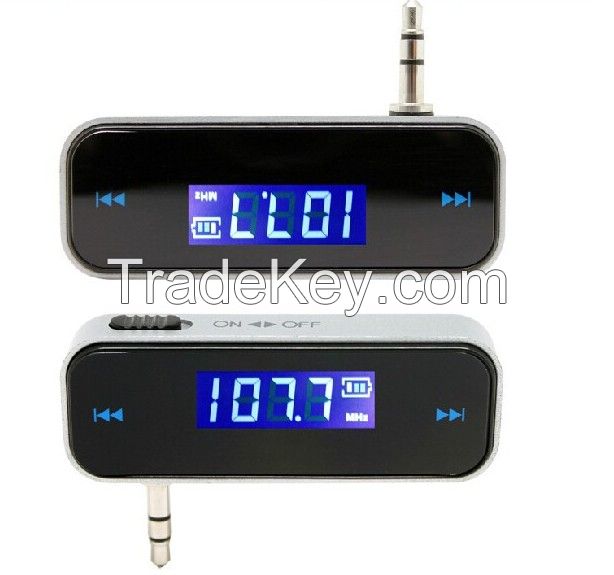 Wireless 3.5mm In-Car Handsfree Car Kit Music Radio MP3 FM Transmitter