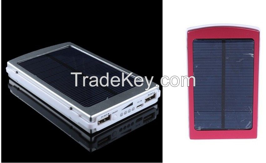 Trend Black 100000mAh Solar Power Bank Backup Battery Solar Charger