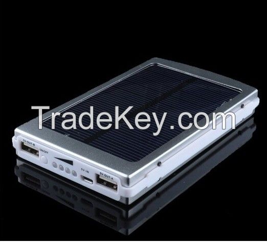 Trend Black 100000mAh Solar Power Bank Backup Battery Solar Charger