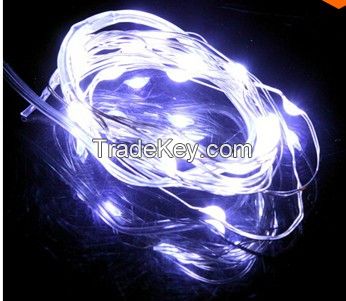 5M 50 led battery led string light 3pcs AA Battery Flashing LED strip