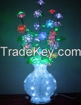 Epoxy vase LED lights