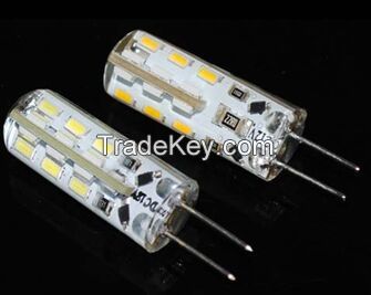 LED lamps 3W G4 3014 SMD 24LEDs Droplight Silicone LED Bulb DC 12V