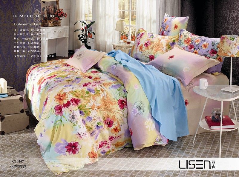 100% cotton pigment printed fabric, coated printed fabric, home textile for bedding set